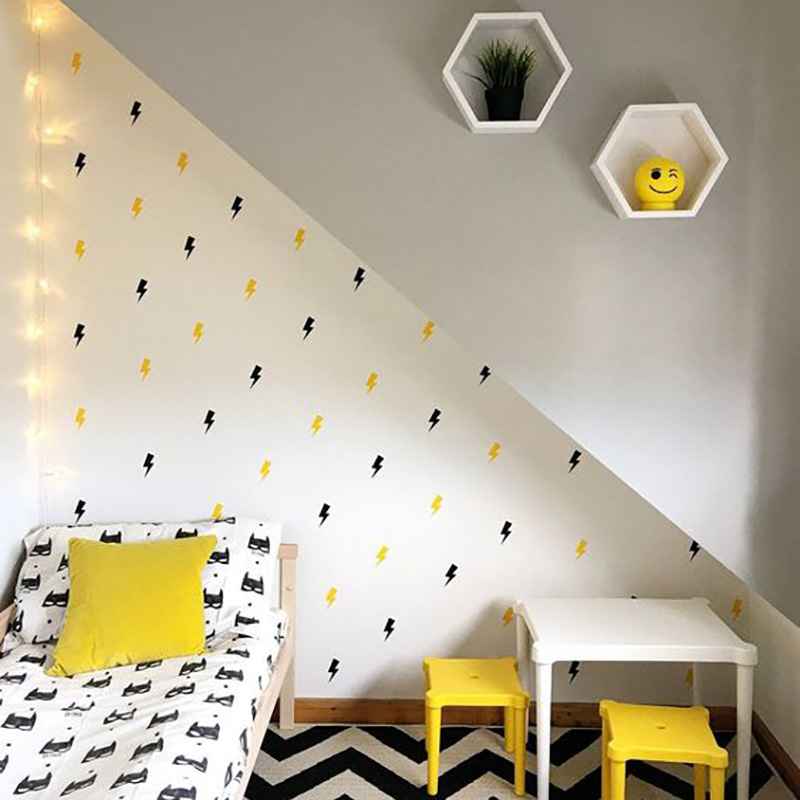 Lighting Mcqueen Decor - Petir Super Dekoratif Stiker Dinding Stiker