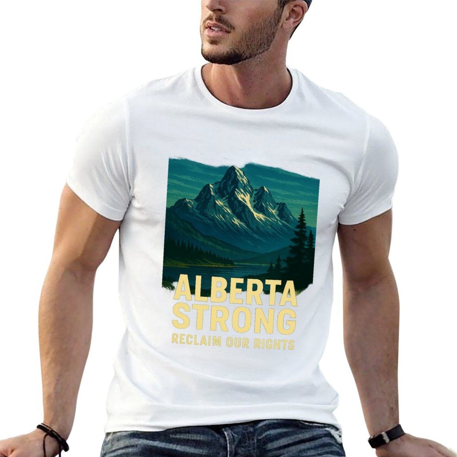 Alberta Lighting & Decor Edmonton Ab - Alberta Strong T-Shirt Kasual Ringan Musim