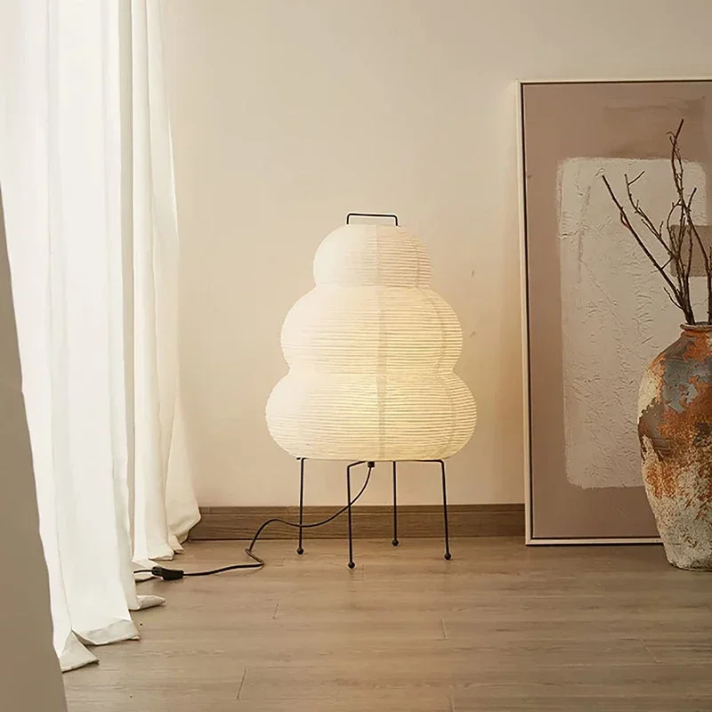 Floor Lamp Tripod - Lampu Meja Desain Jepang Akari Noguchi