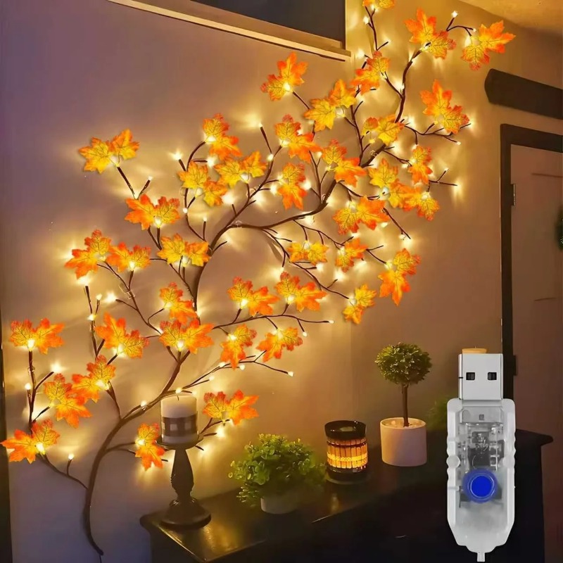 Lighting Decor Home - Lampu Hias Dinding Rumah Bentuk Daun