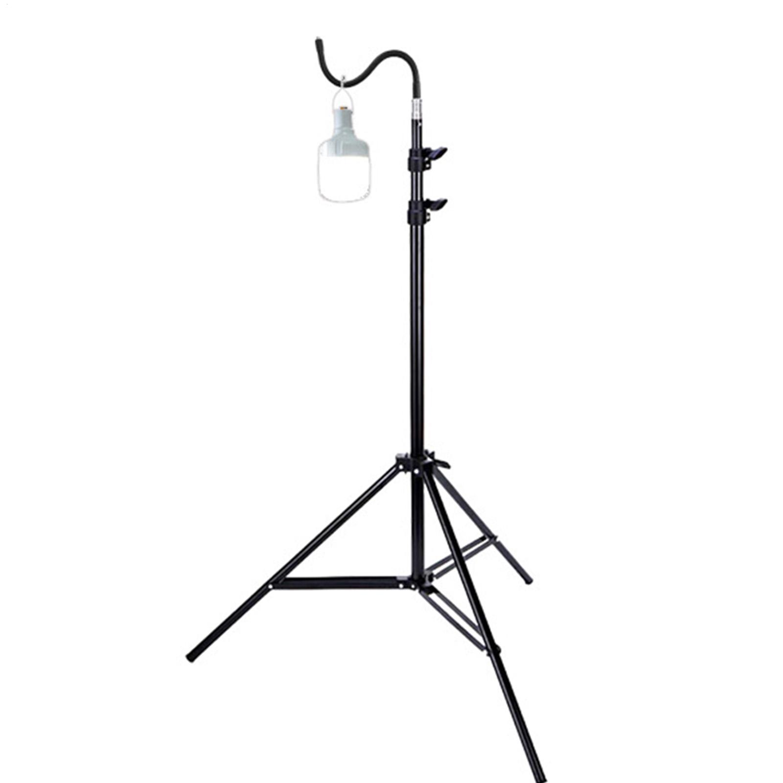 Floor Lamp Tripod - 2m Stand Lampu Camping Lipat Teleskopik