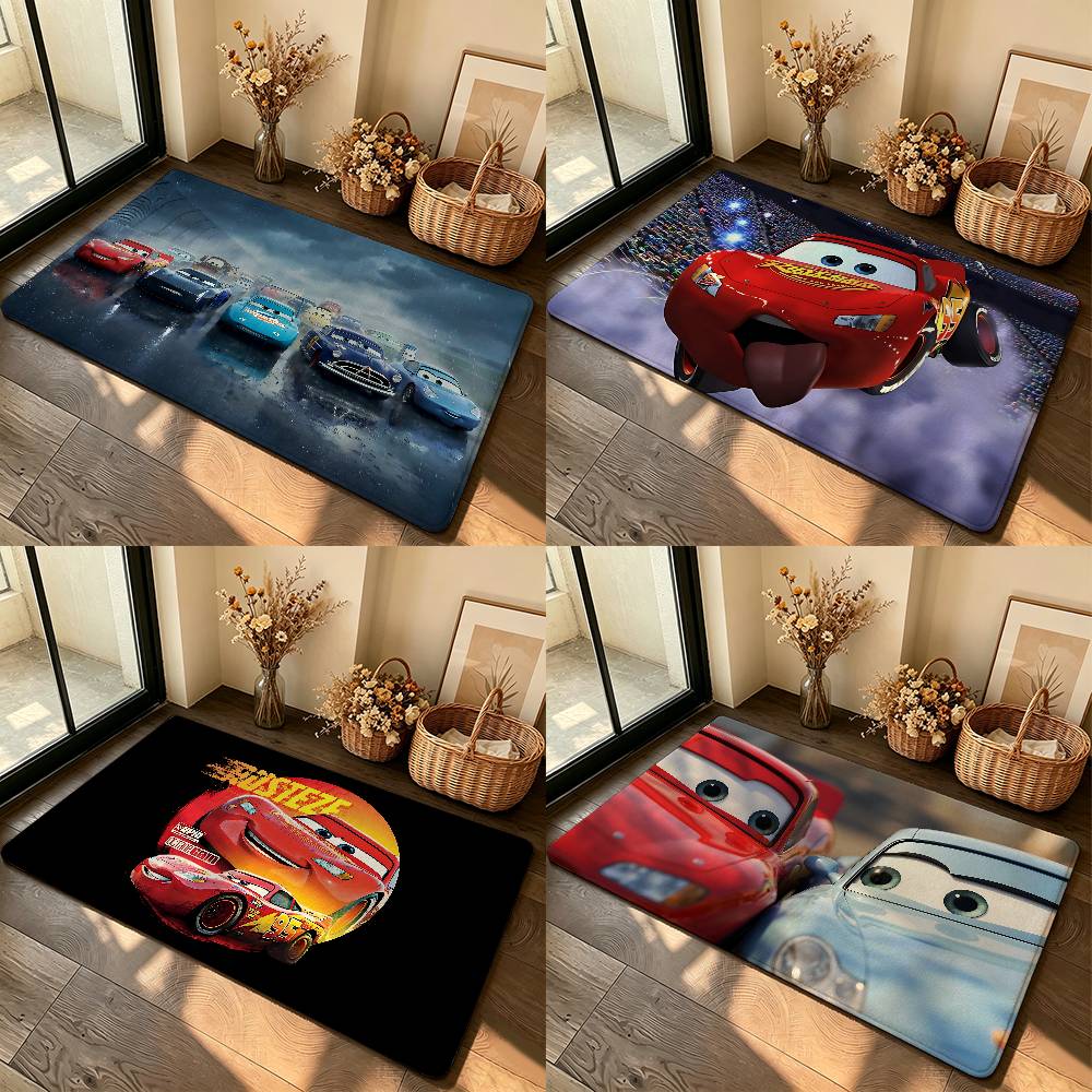 Lighting Mcqueen Decor - Anime-L-lightning-M-mcqueenS Karpet Keren Kamar Mandi Anti-selip