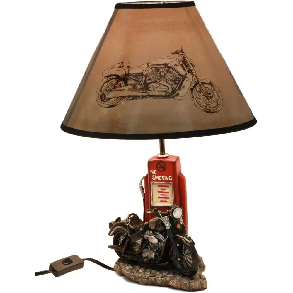 Lighting Decor Home - Lampu Meja Pompa Bensin Motor Retro
