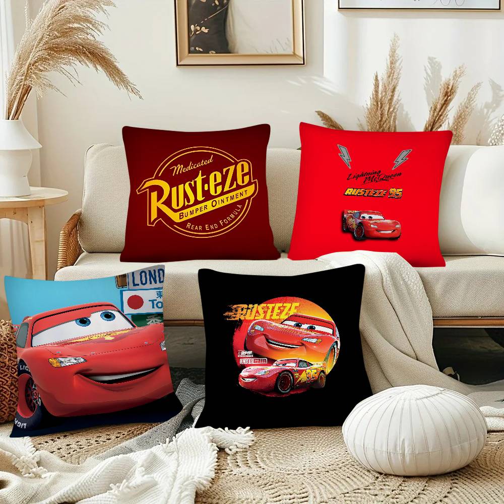 Sarung Bantal Mobil Kartun Lig - Lighting Mcqueen Decor ulasan dan harga