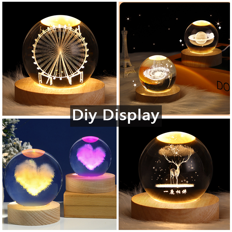 Lampu LED warna-warni kayu bul - Lighting Decoration Stand ulasan dan harga