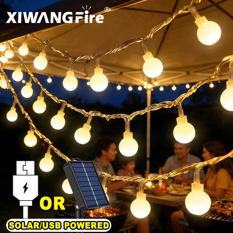 Lampu String Tenaga Surya/USB/ - Lighting Decor In Room ulasan dan harga