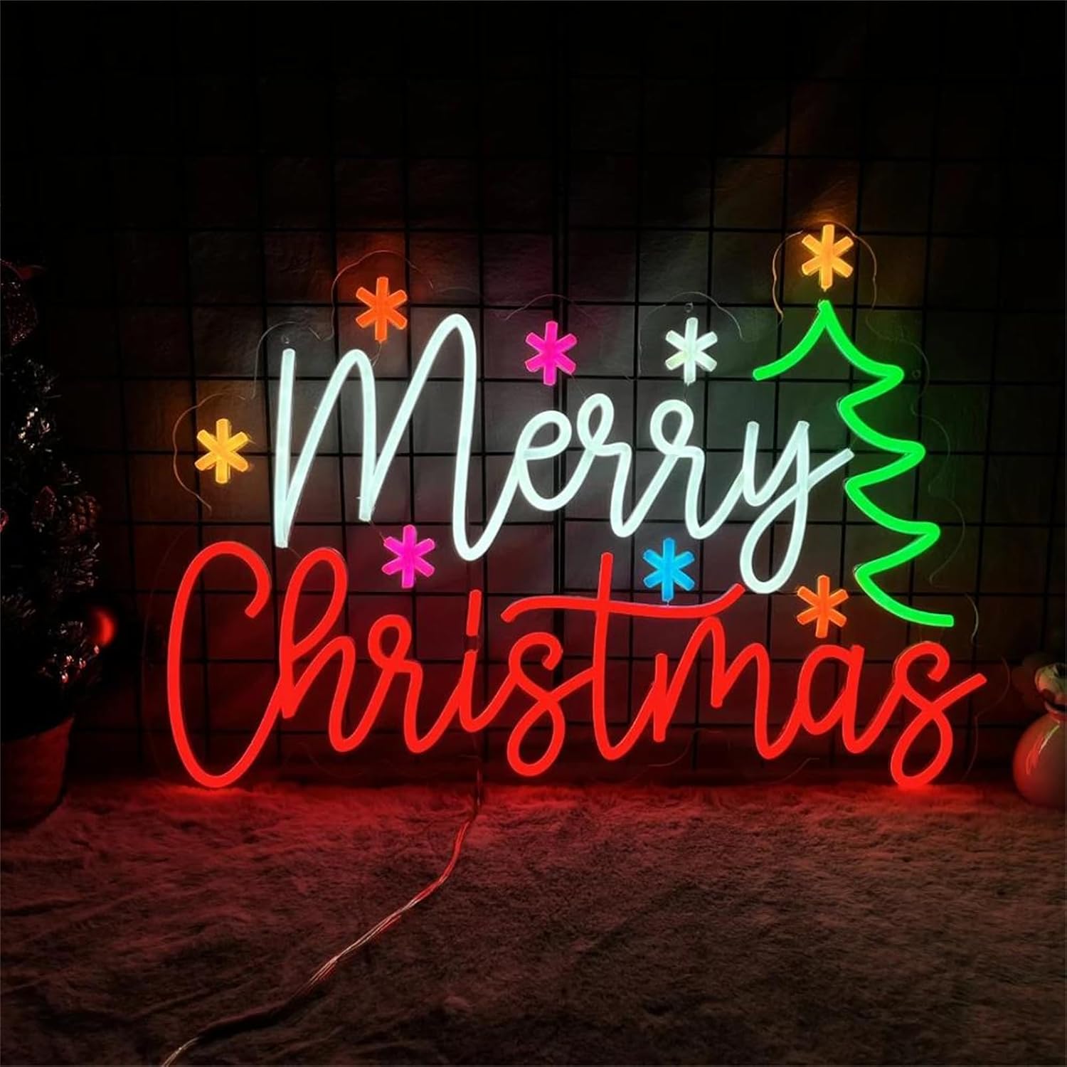 Lampu Neon Selamat Natal denga - Lighting Decoration Ideas For Home ulasan dan harga