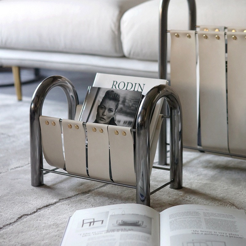 Rak majalah dan buku dari loga - Lighting And Decor Magazine ulasan dan harga
