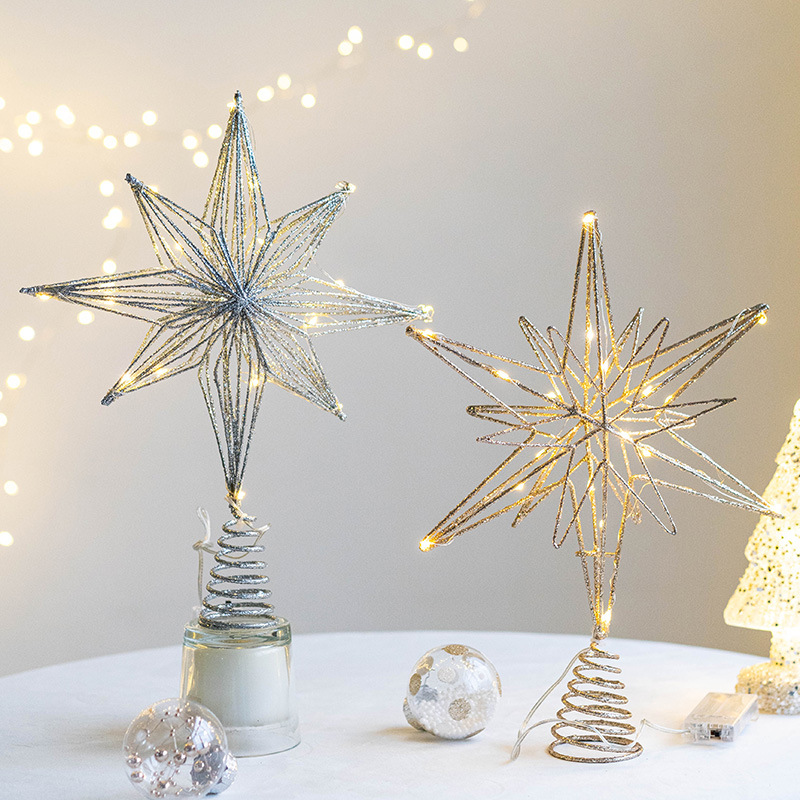 Hiasan Puncak Pohon Natal LED  - Home Decor Lighting Tree ulasan dan harga