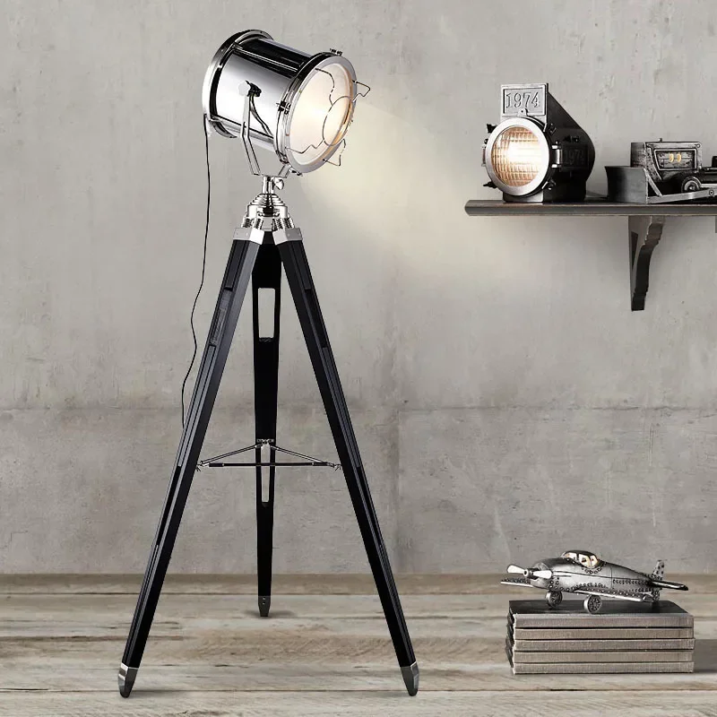 Lampu Lantai Baja Tahan Karat  - Floor Lamp Tripod ulasan dan harga