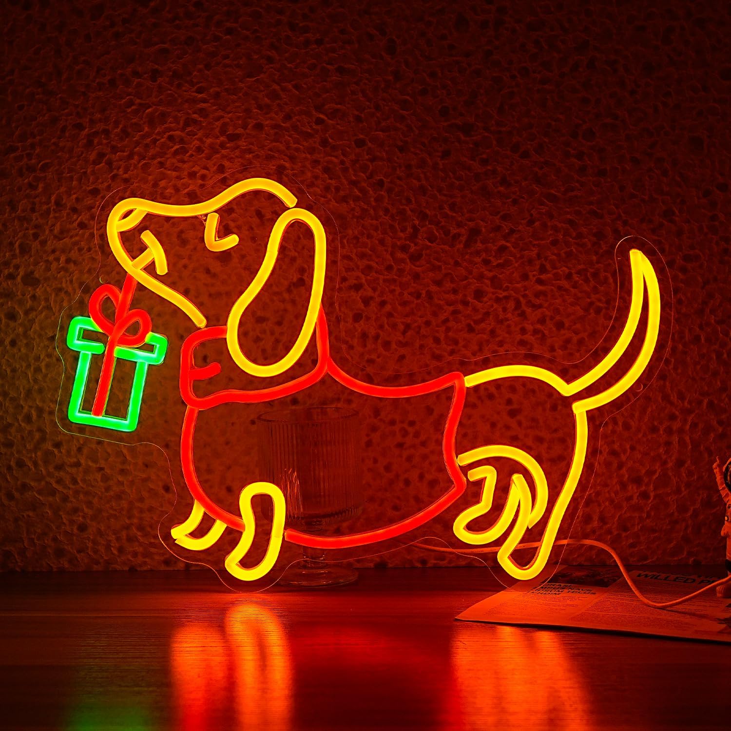 Lampu LED Neon Dachshund USB y - Lighting Decoration Ideas For Home ulasan dan harga