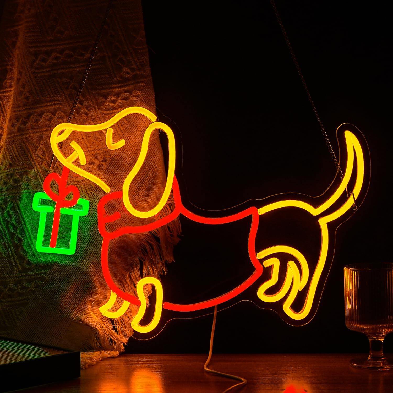Lampu LED Neon Dachshund USB y - Lighting Decoration Ideas For Home ulasan dan harga
