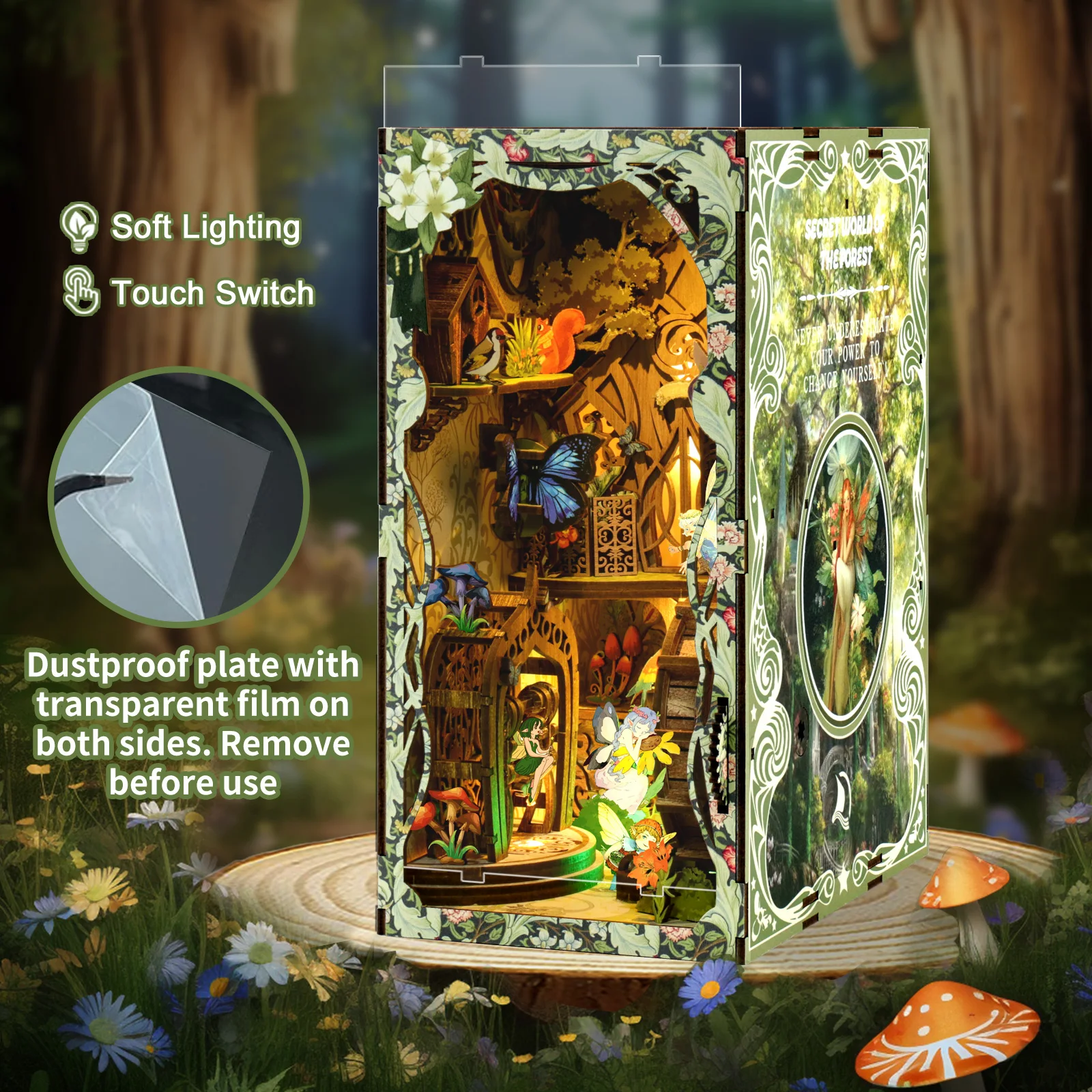 Kit Rumah Miniatur DIY Keren,  - Lighting Decor For House ulasan dan harga