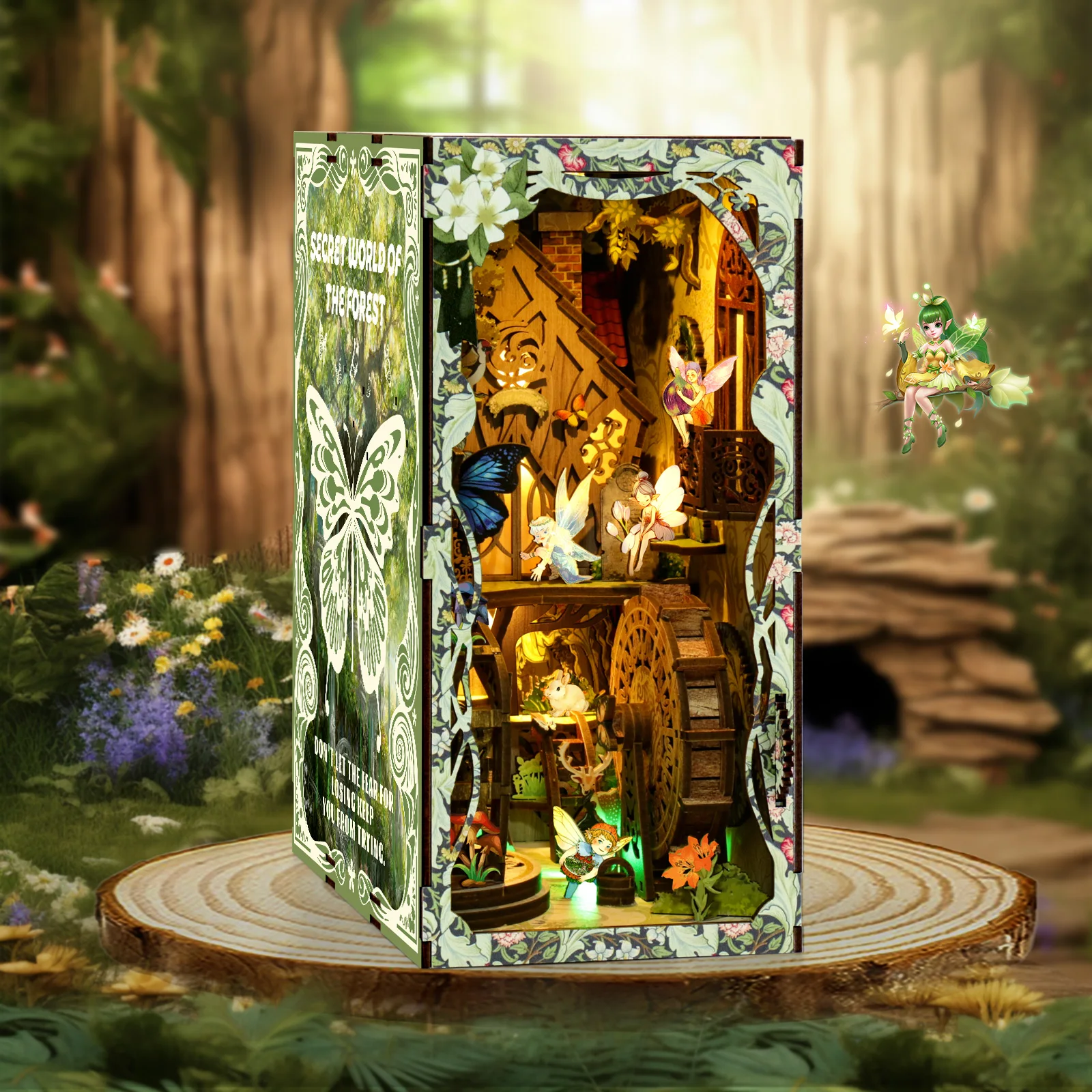 Kit Rumah Miniatur DIY Keren,  - Lighting Decor For House ulasan dan harga
