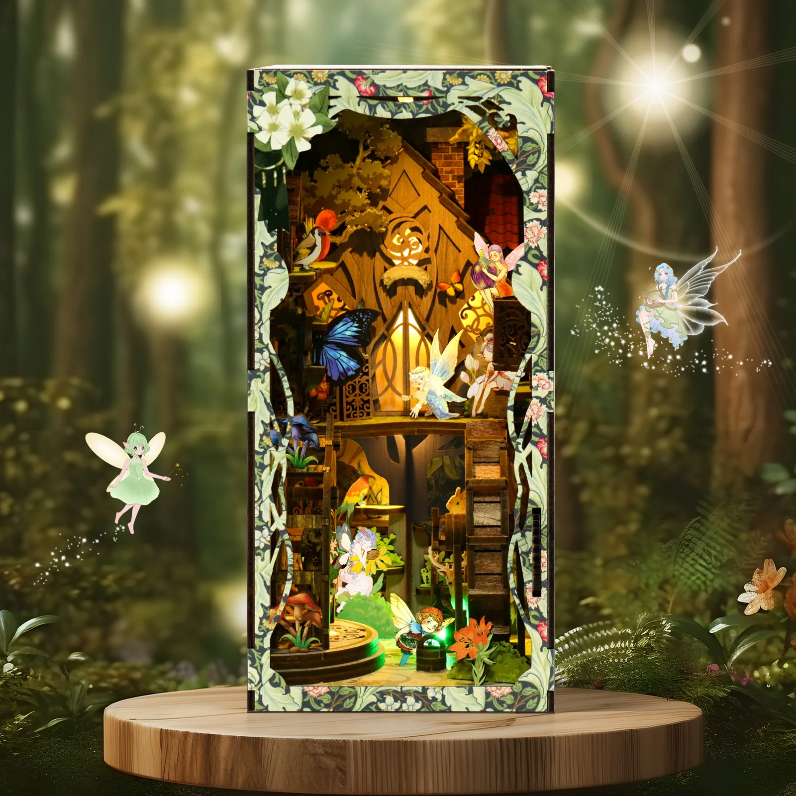 Kit Rumah Miniatur DIY Keren,  - Lighting Decor For House ulasan dan harga