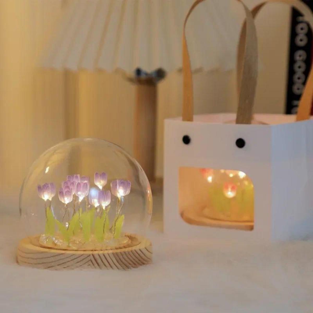 1 buah lampu malam tulip buata - Lighting Decoration Ideas For Home ulasan dan harga