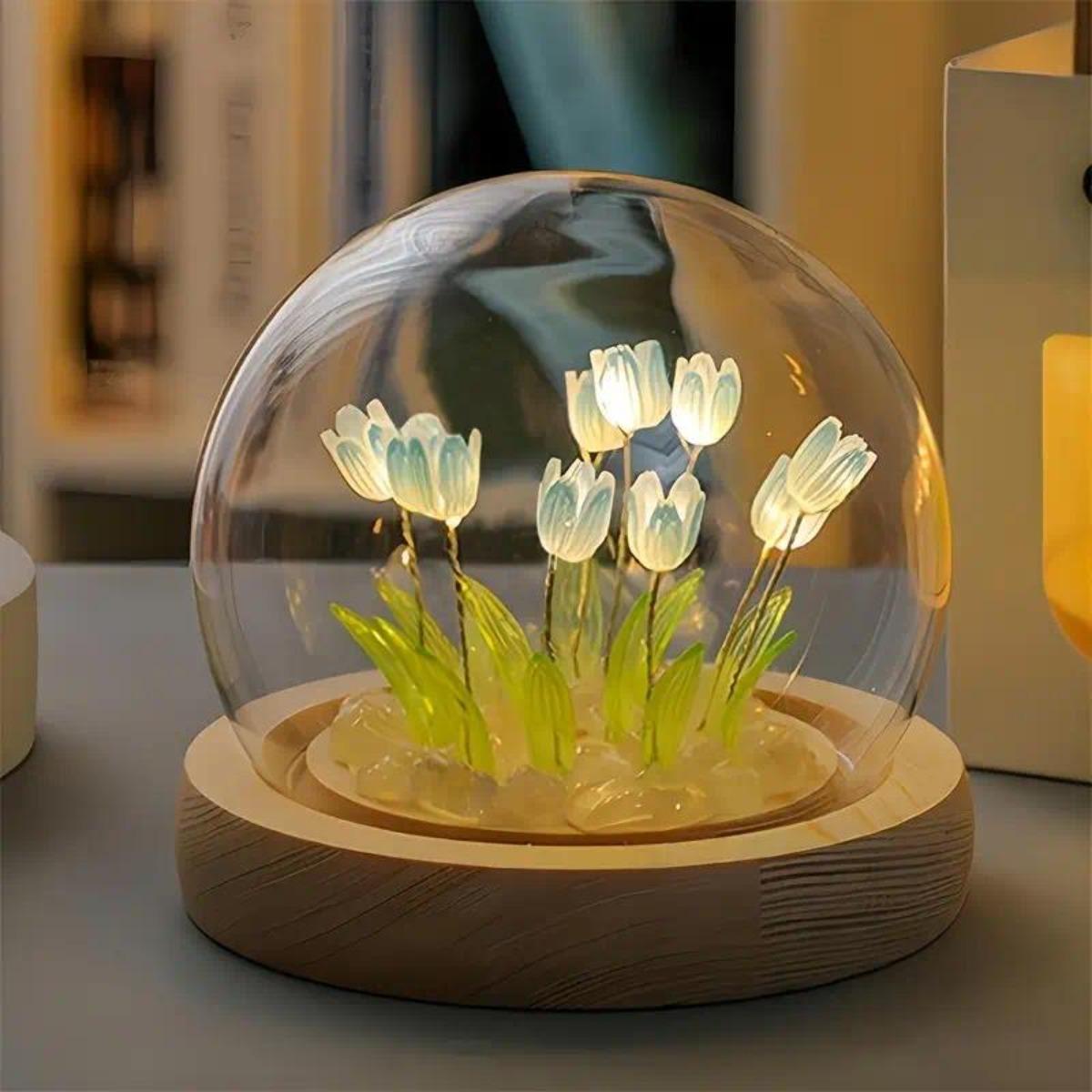 1 buah lampu malam tulip buata - Lighting Decoration Ideas For Home ulasan dan harga