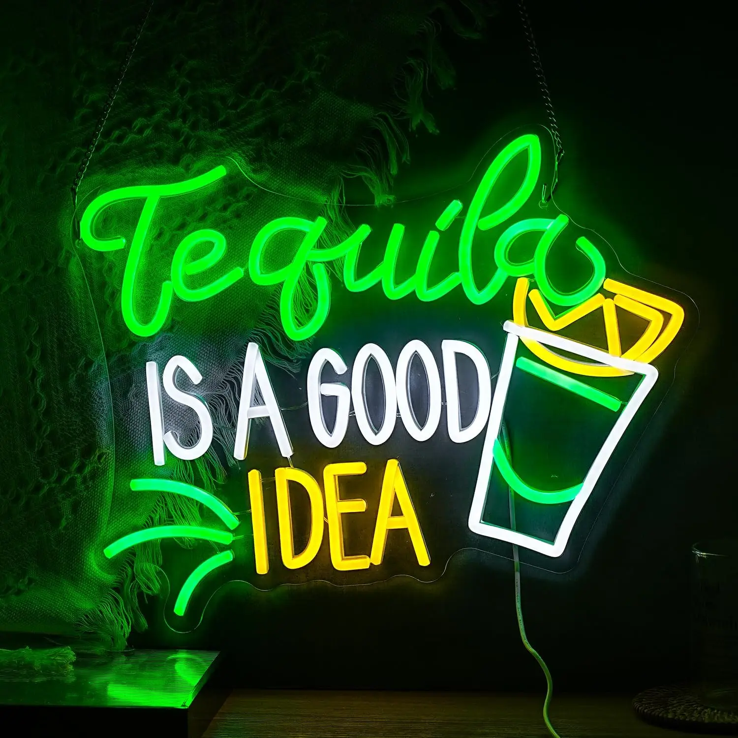 Lampu Neon Tequila USB Dimmabl - Lighting Decoration Ideas For Home ulasan dan harga
