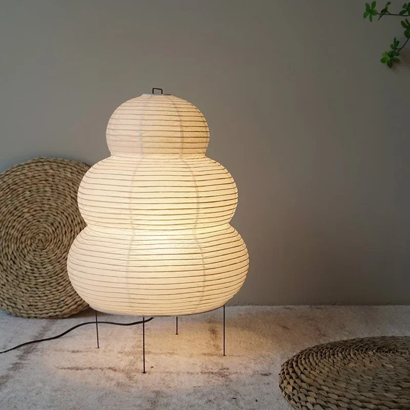 Lampu Meja Desain Jepang Akari - Floor Lamp Tripod ulasan dan harga