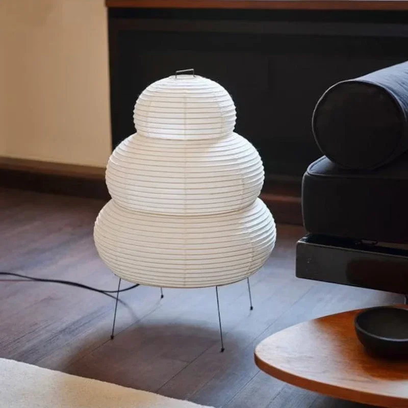 Lampu Meja Desain Jepang Akari - Floor Lamp Tripod ulasan dan harga