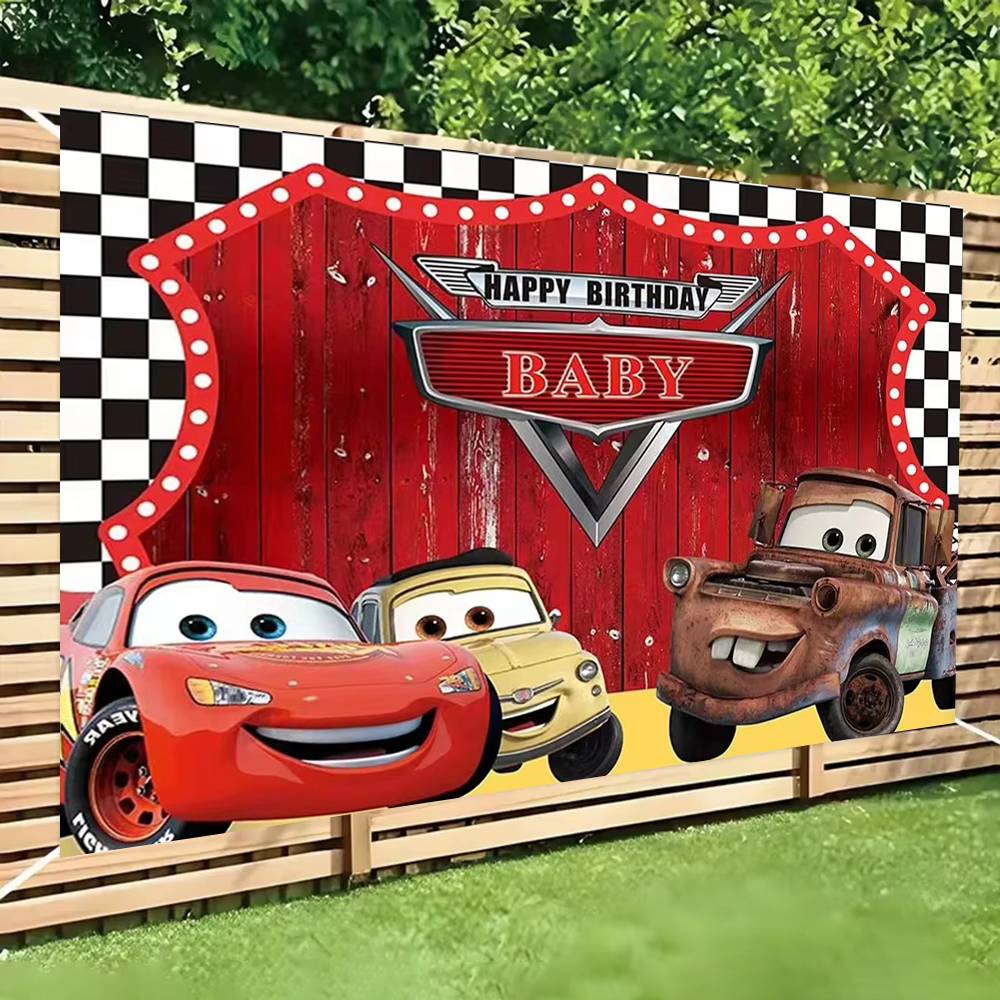 Dekorasi Pesta Mobil Film, Lat - Lighting Mcqueen Decor ulasan dan harga