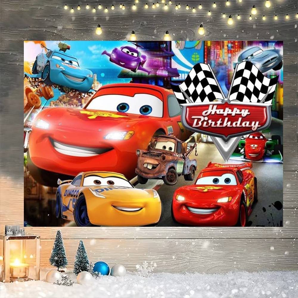 Dekorasi Pesta Mobil Film, Lat - Lighting Mcqueen Decor ulasan dan harga