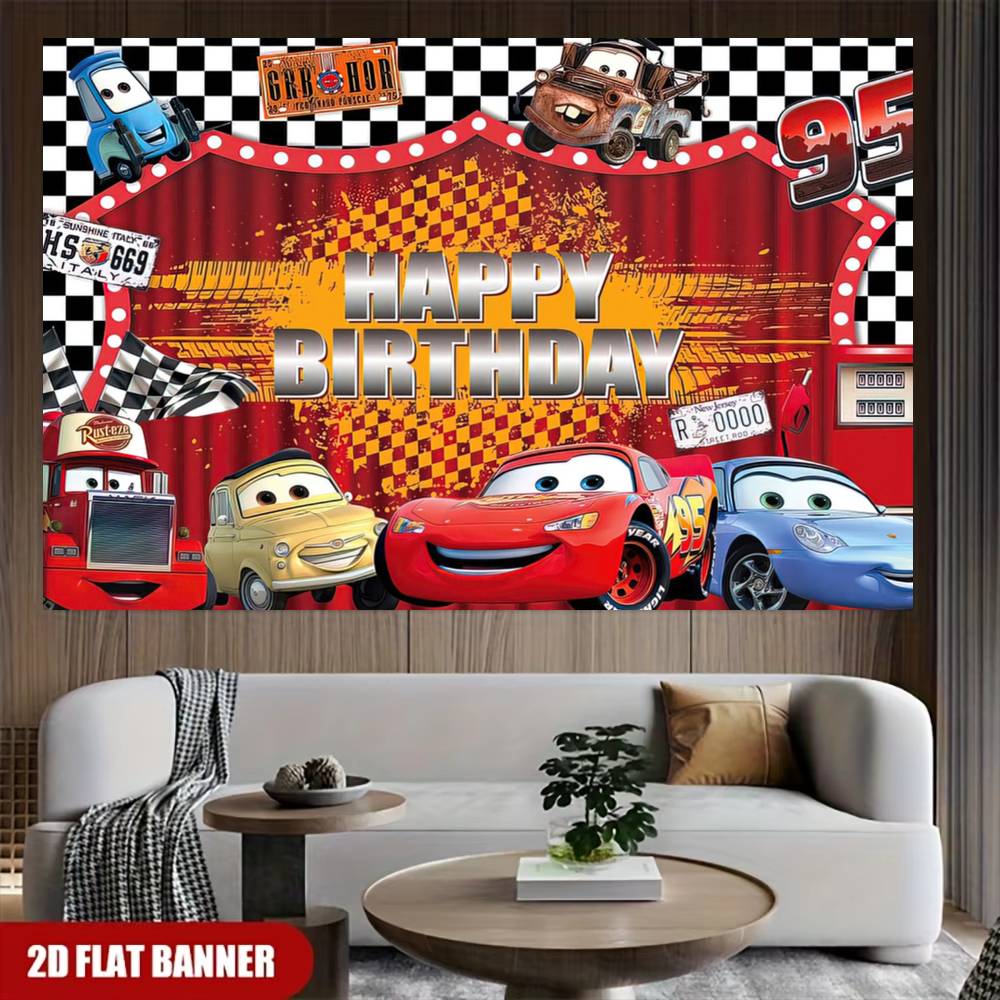 Dekorasi Pesta Mobil Film, Lat - Lighting Mcqueen Decor ulasan dan harga
