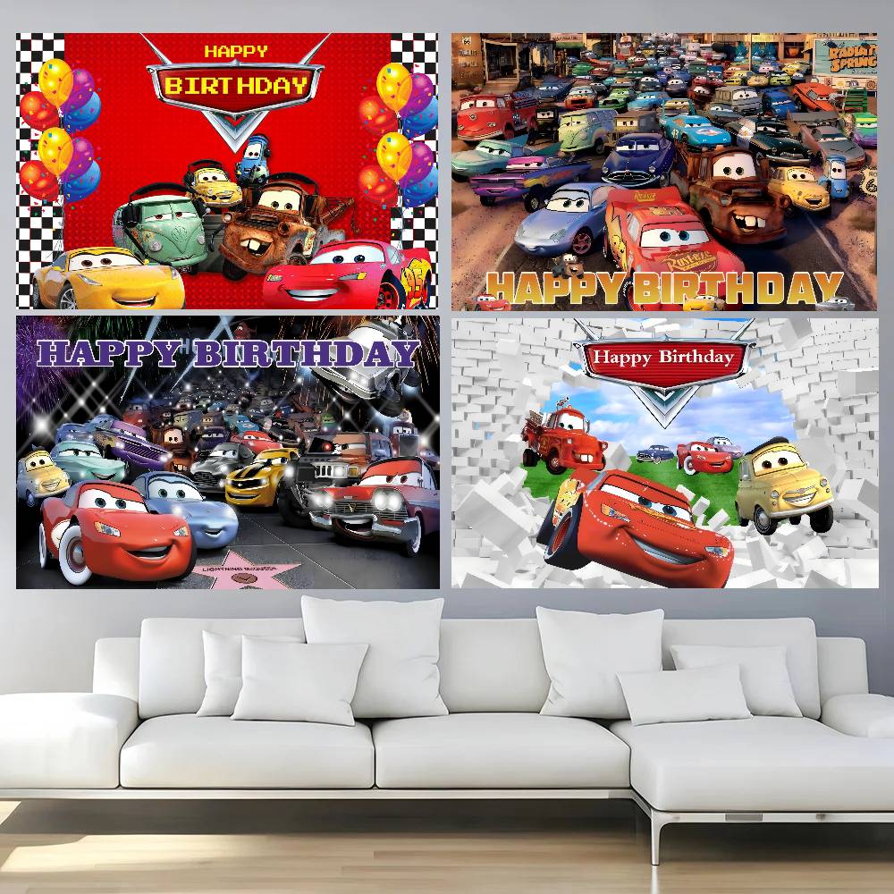 Dekorasi Pesta Mobil Film, Lat - Lighting Mcqueen Decor ulasan dan harga