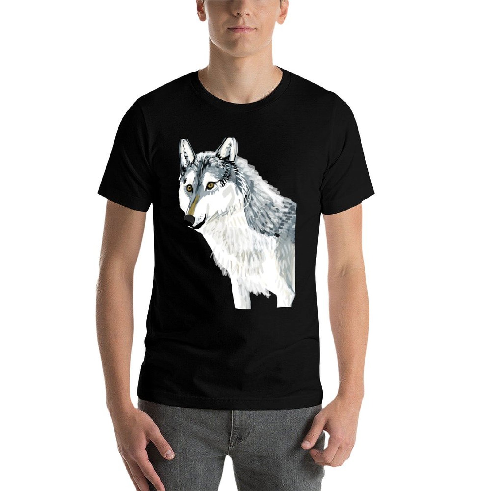 Totem Alberta Wolf T-Shirt Ata - Alberta Lighting & Decor Edmonton Ab ulasan dan harga