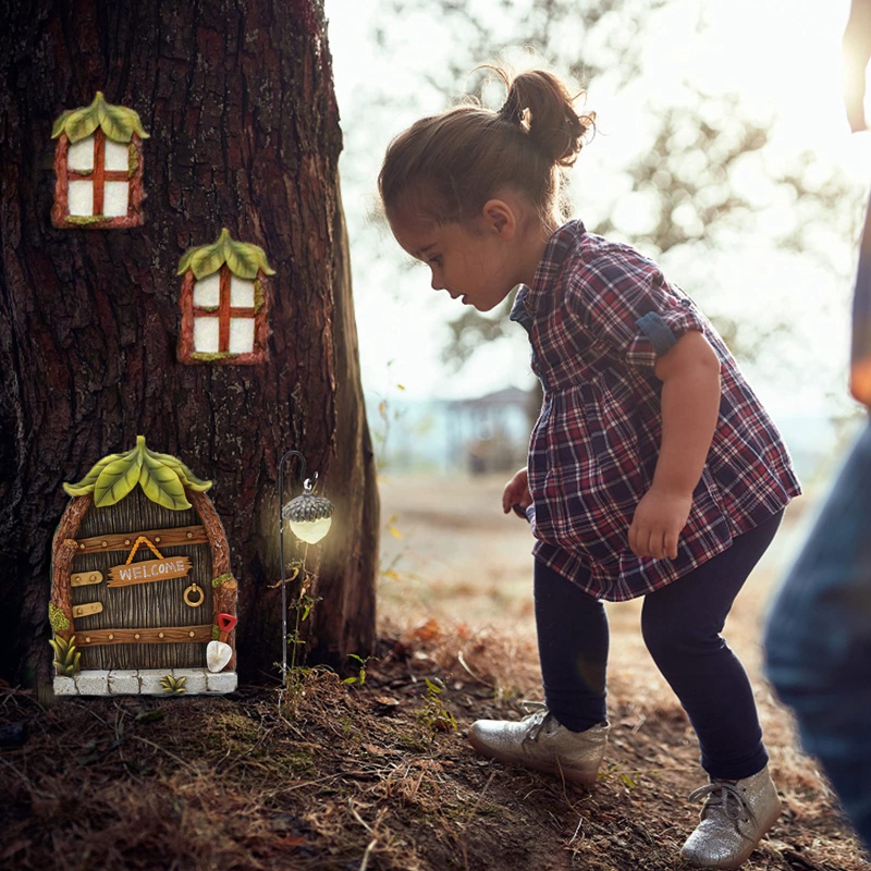 Miniatur Jendela dan Pintu Rum - Home Decor Lighting Tree ulasan dan harga