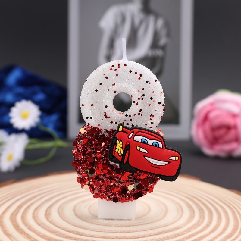 Dekorasi Kue Digital Kartun 0- - Lighting Mcqueen Decor ulasan dan harga