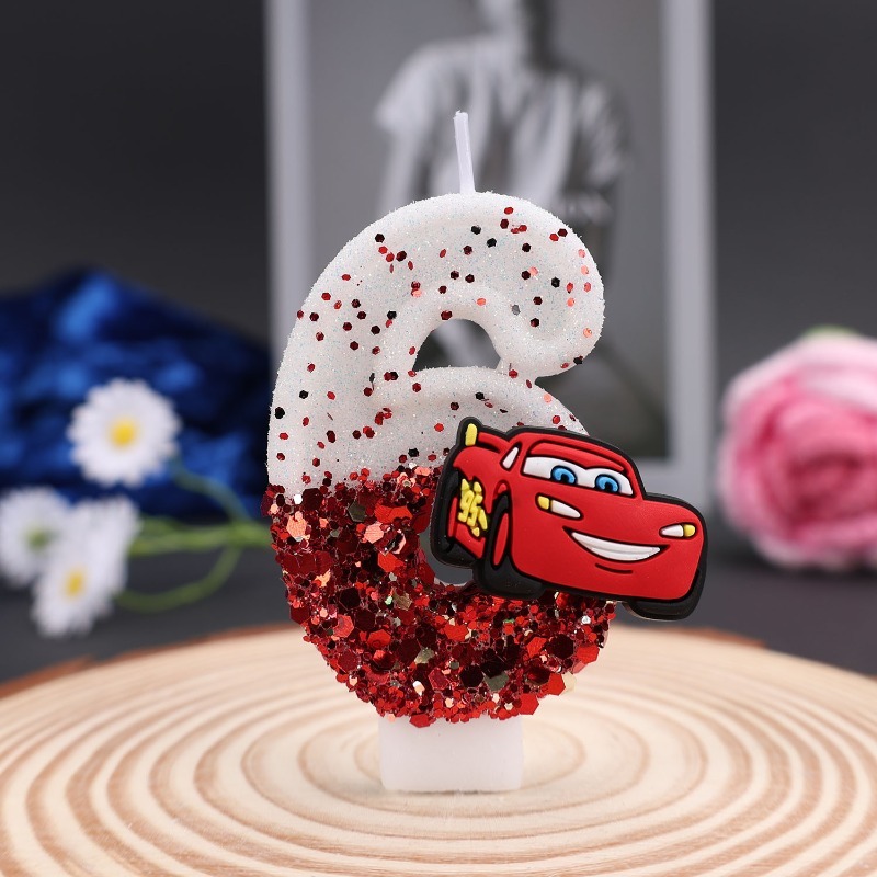 Dekorasi Kue Digital Kartun 0- - Lighting Mcqueen Decor ulasan dan harga
