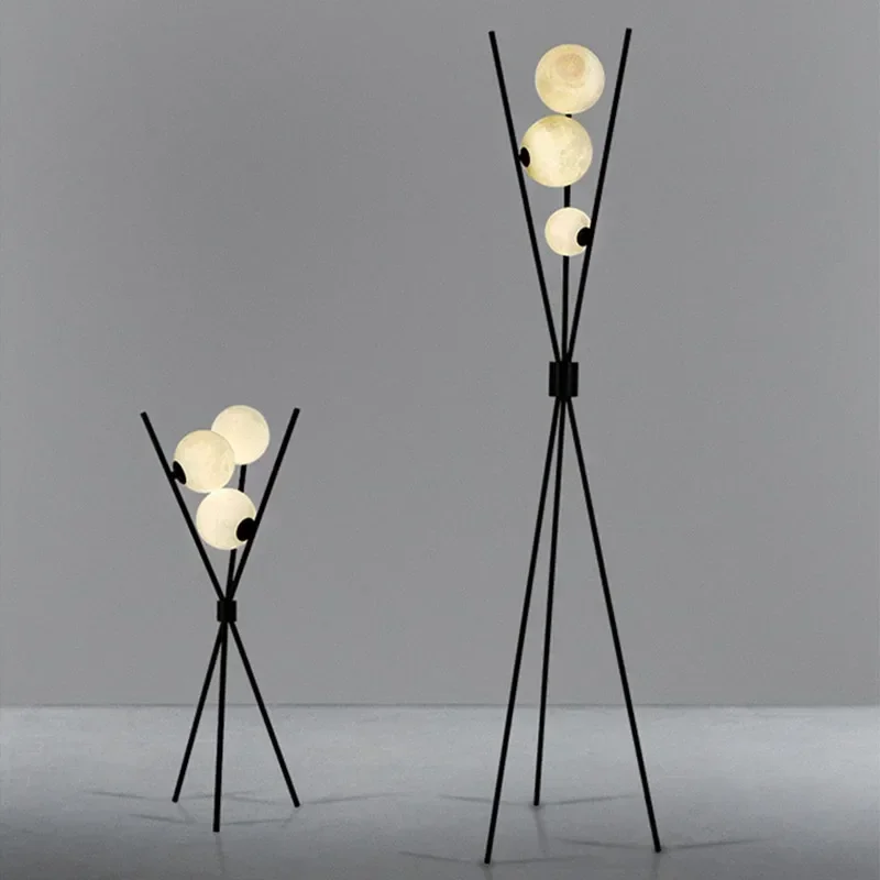 Lampu Lantai Minimalis Modern  - Floor Lamp Tripod ulasan dan harga