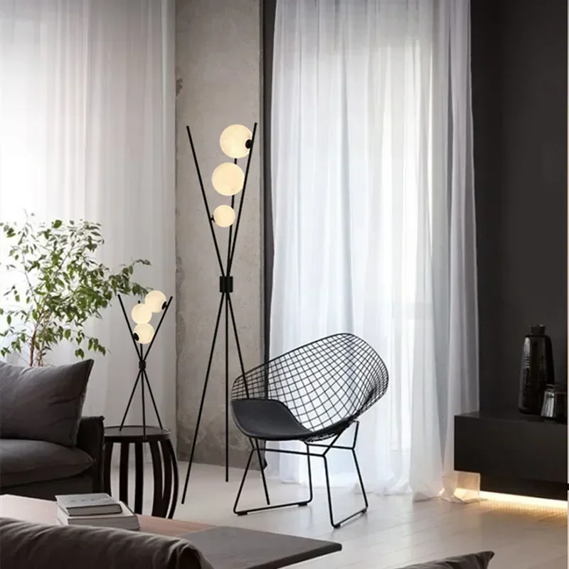 Lampu Lantai Minimalis Modern  - Floor Lamp Tripod ulasan dan harga