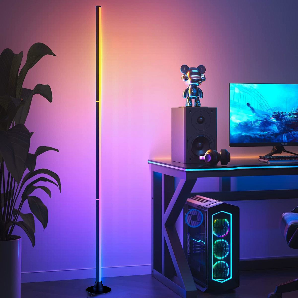 EISSLOLY 1/2PCS Lampu Lantai R - Floor Lamp Tripod ulasan dan harga