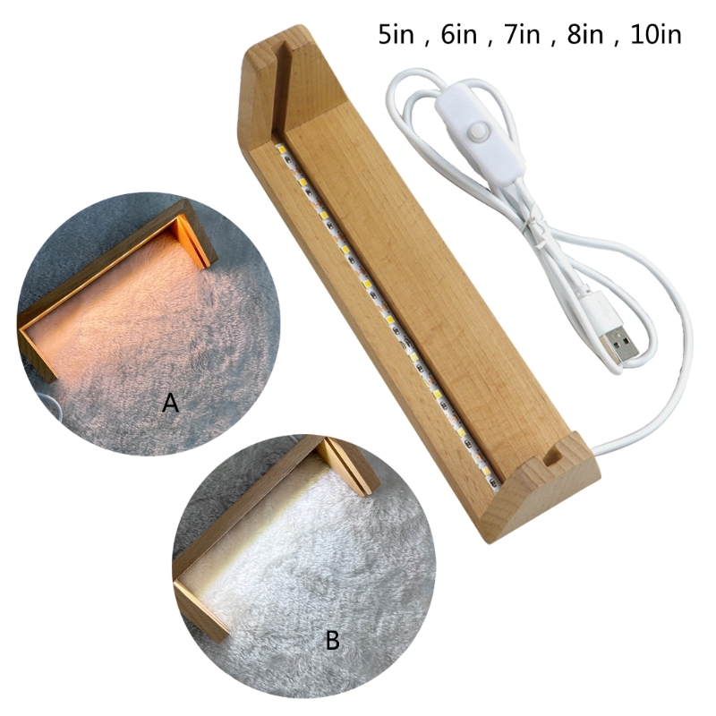 5/6/7/8/10 Inci Kayu Bentuk La - Lighting Decoration Stand ulasan dan harga