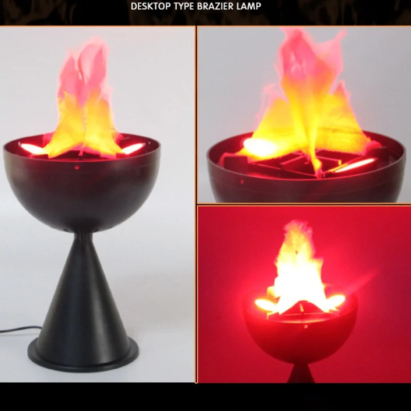 Lampu Api Palsu 3D Simulasi De - Lighting Decor For House ulasan dan harga