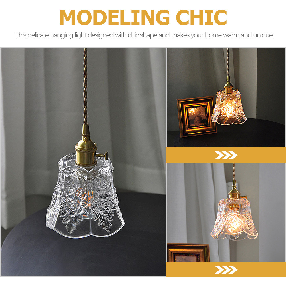 Lampu Gantung Kaca Retro Elega - Lighting Decoration Ideas For Home ulasan dan harga