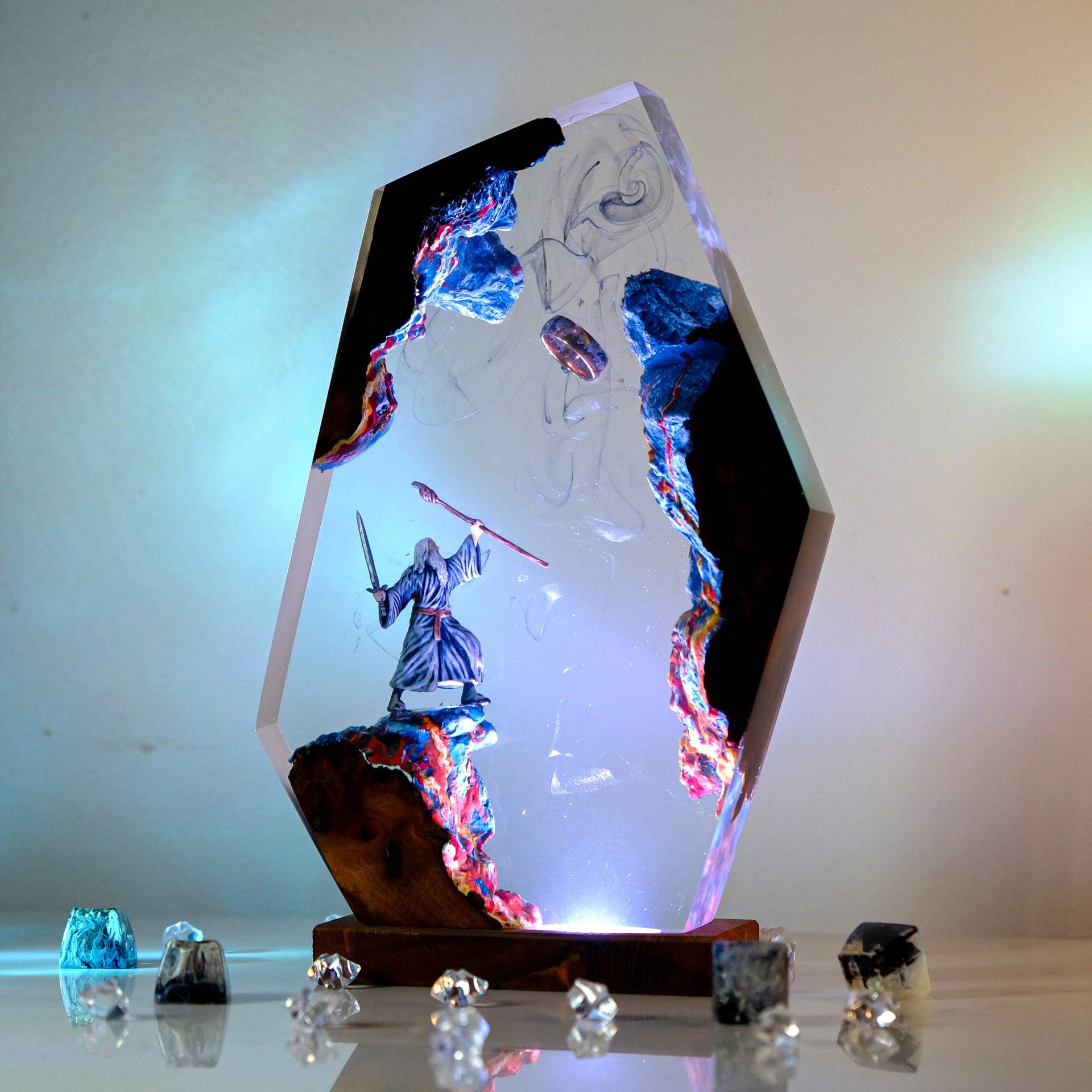Lampu Resin Figur Adegan Film  - Lighting Decoration For Wedding ulasan dan harga