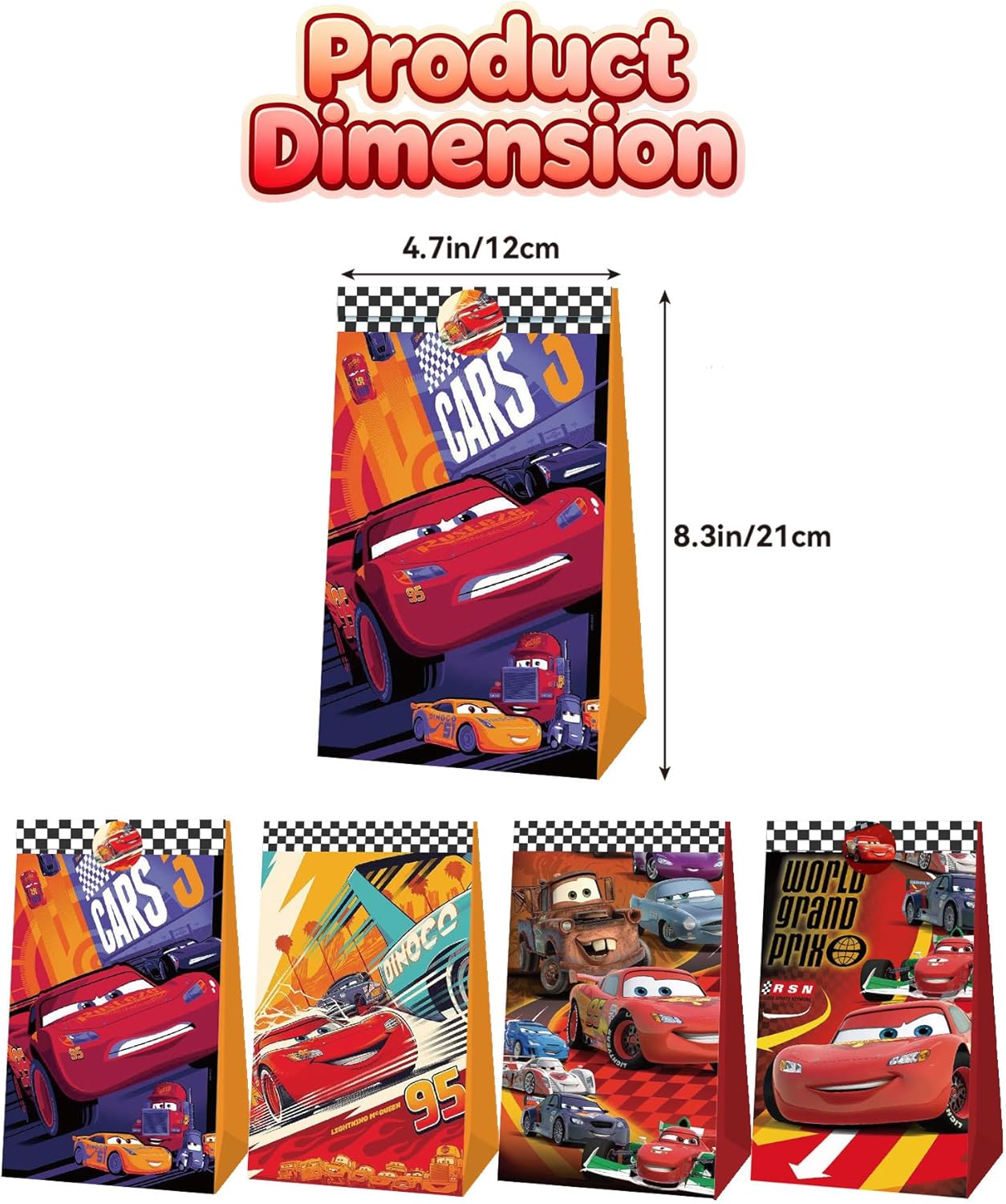 Tas Hadiah Pesta Mobil Lucu de - Lighting Mcqueen Decor ulasan dan harga