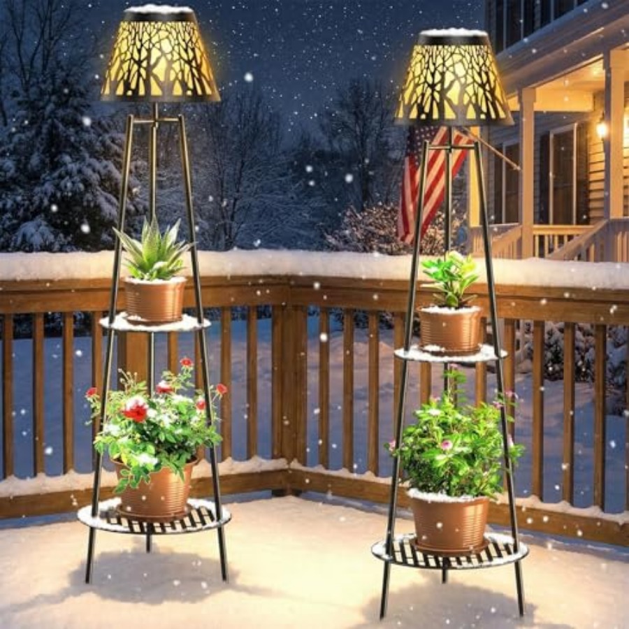 2 Paket Lampu Lantai Tenaga Su - Lighting Decoration Stand ulasan dan harga
