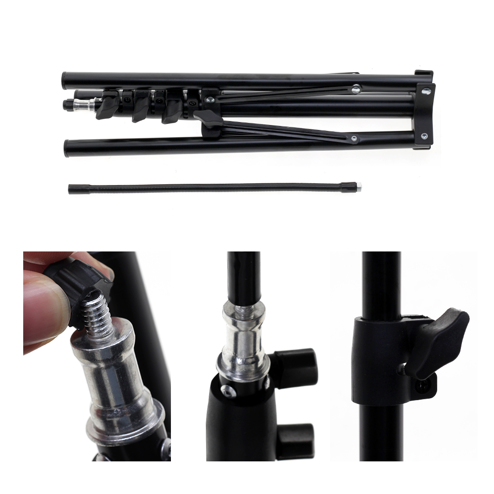 Tripod Lantai Logam 60-160Cm Y - Floor Lamp Tripod ulasan dan harga