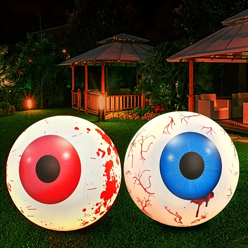 Bola Mata Tiup Halloween LED R - Lighting Decor For House ulasan dan harga