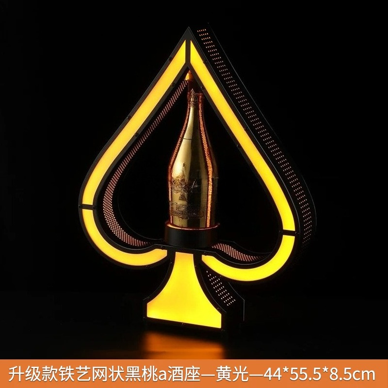 Rak Display Botol Anggur LED S - Lighting Decoration Stand ulasan dan harga