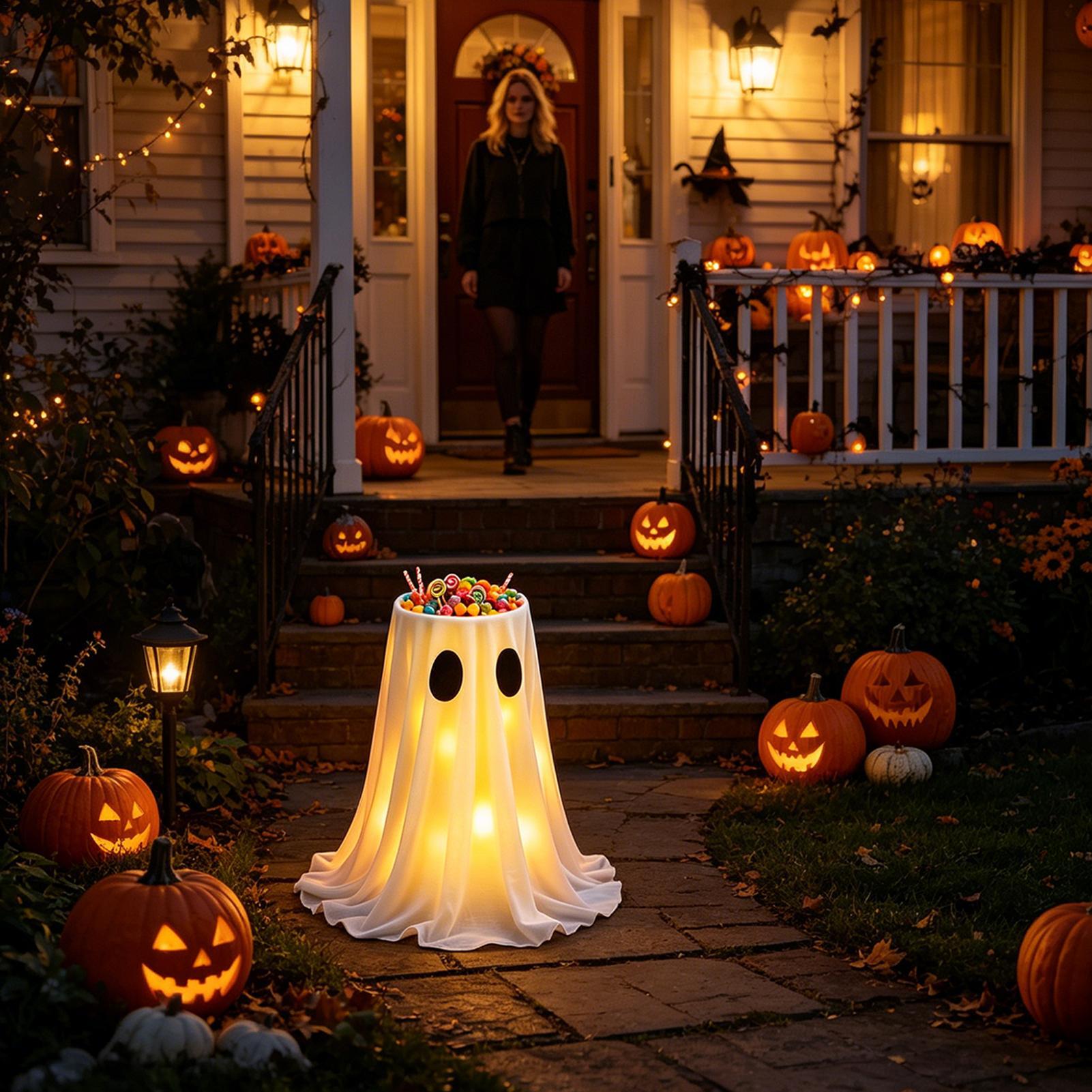 Dekorasi Hantu Halloween Luar  - Lighting Decoration Stand ulasan dan harga