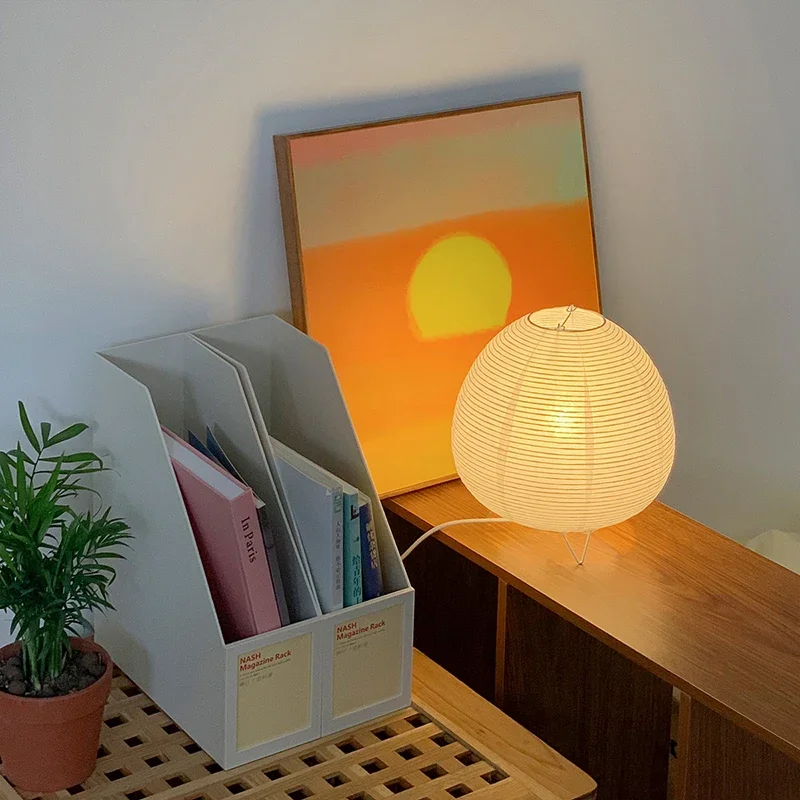 Lampu meja Led lentera kertas  - Floor Lamp Tripod ulasan dan harga