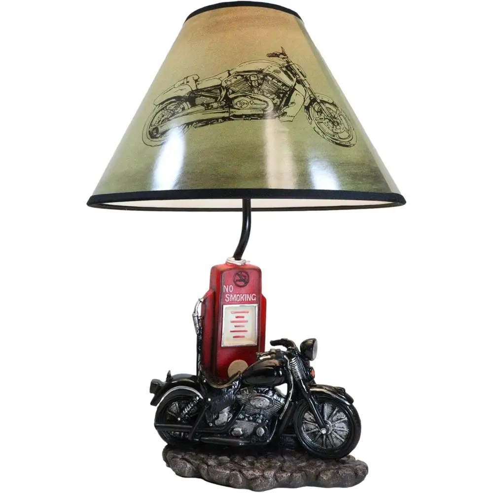 Lampu Meja Pompa Bensin Motor  - Lighting Decor Home ulasan dan harga