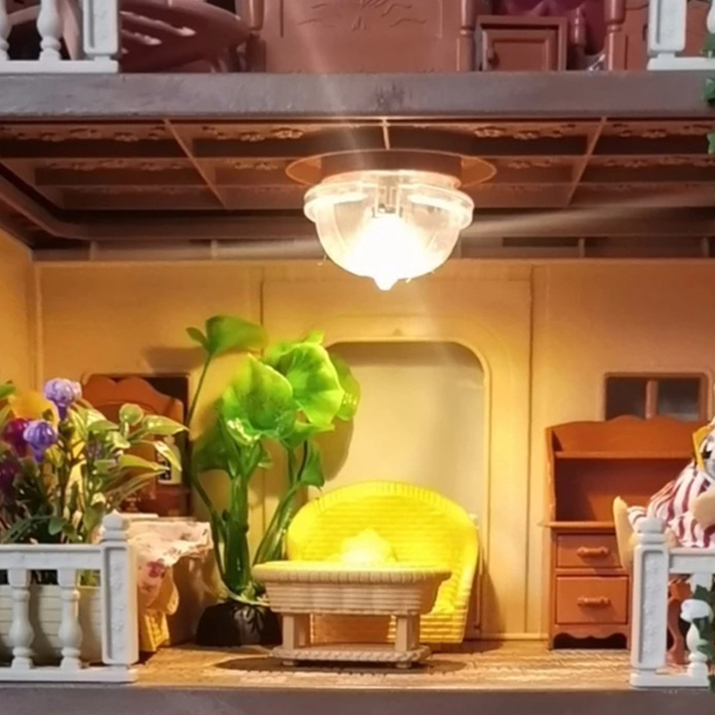 1/3Pcs Lampu Mini Rumah Boneka - Lighting Decor For House ulasan dan harga