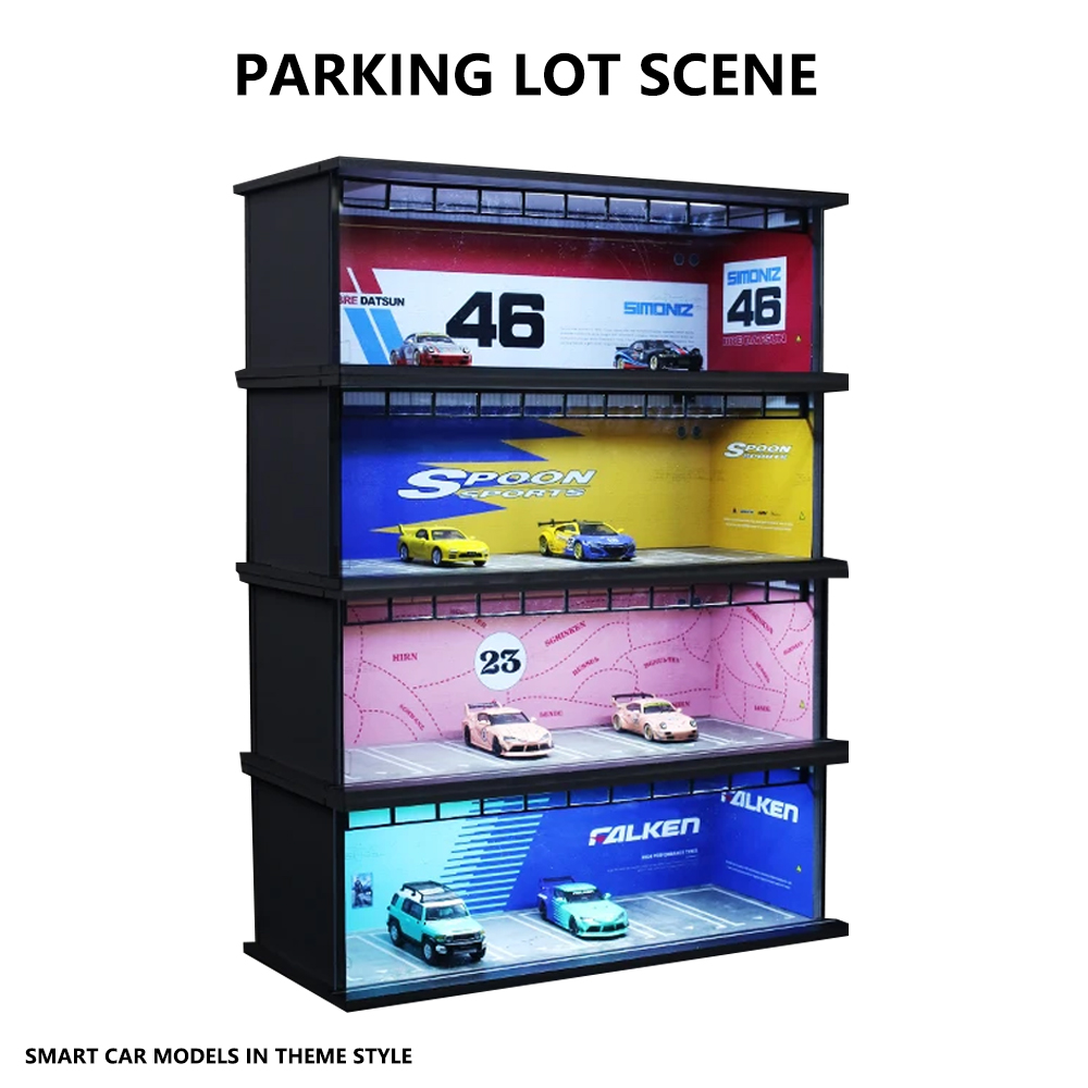 Diorama Model Garasi Mobil 1/6 - Garage Lighting Decor ulasan dan harga